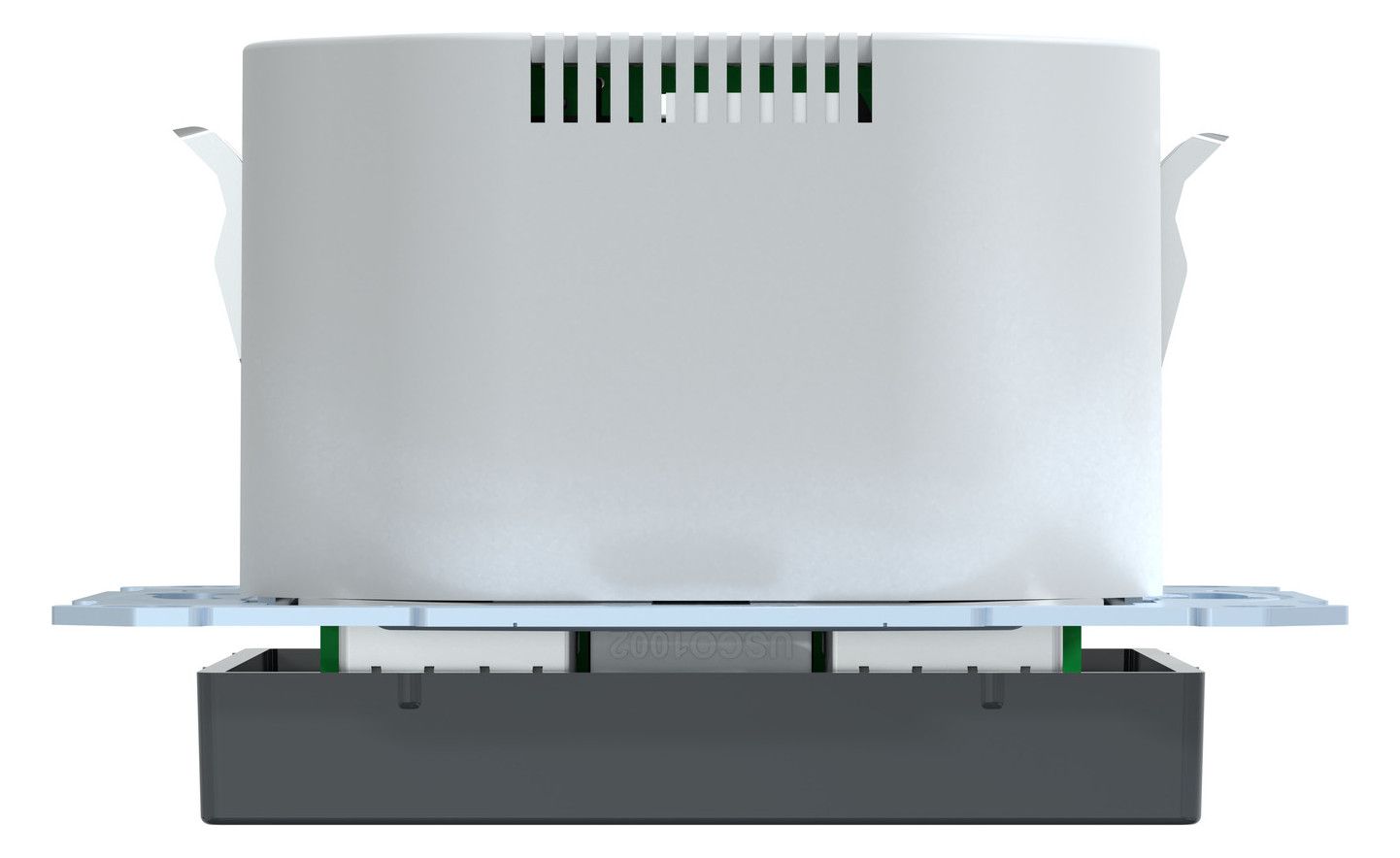 Mert MEG 2366-0414 Schuko-Steckdose m.USB Ladegerät anthrazit