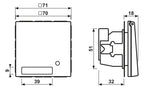 Jung LS 1520 NAKLKO SCHUKO-Steckdose 16A 250V Berührungs.- schutz Klappd.SF