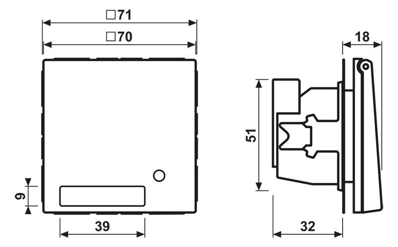 Jung LS 1520 NAKLKO LG SCHUKO-Steckdose 16A 250V Berührungs.- schutz Klappd.SF
