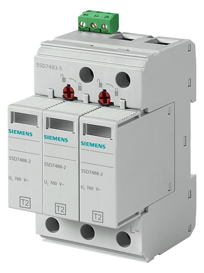 Siemens 5SD7483-5 Überspannungsableiter Typ 2 L1,L2,L3,PEN UC 750VAC 3p FRN