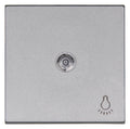 Kopp 490443008 HK07 Flächenwippe m.Linse u.Symbol "Licht" stahl