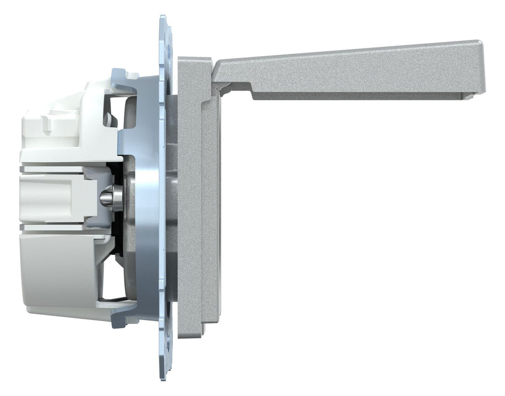 Mert MEG 2314-0460 SCHUKO-Steckdose BRS Klappd. IP44 StK aluminium System M