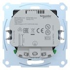 Mert MEG 2366-0414 Schuko-Steckdose m.USB Ladegerät anthrazit