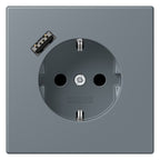 Jung LC1520-18A251 SCHUKO-Steckd.m.USB Typ A LC4320H