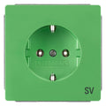 Siemens 5UB1815 DELTA style grün SCHUKO Steckdose 10/16A 250V Feld+erh.Ber.