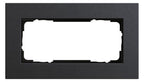 GIRA 1002226 Abdeckrahmen 2f o.Mittelst. Esprit Linoleum-Multiplex Anthrazit