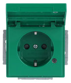 BJ 20 EUKNBL-13-82 SCHUKO Steckdosen-Einsatz gn RAL6032 future