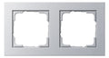 GIRA 021225 Abdeckrahmen 2fach E2 Farbe Alu