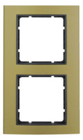Berker 10123016 Rahmen 2fach B.3 Alu gold/anthrazit