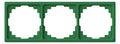 Jung CD583KGN Rahmen 3fach f.Kabel-Kanal grün