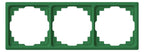 Jung CD583KGN Rahmen 3fach f.Kabel-Kanal grün