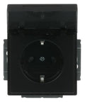 BJ 20 EUKB-81 SCHUKO Steckdosen-Einsatz anthrazit future linear