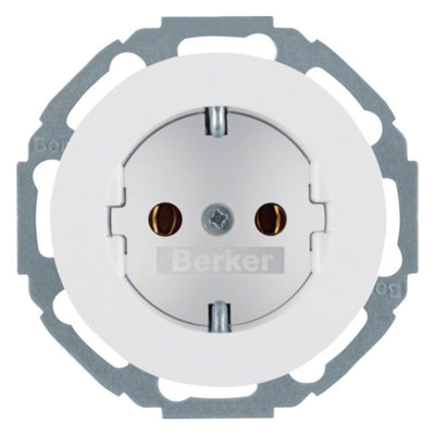 Berker 47452089 Steckdose SCHUKO Serie R.Classic polarweiß glänzend