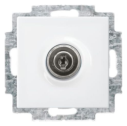 BJ 20 EUKBSL-914 SCHUKO Steckdose Klappd.+Schloss versch.alpinweiß balance
