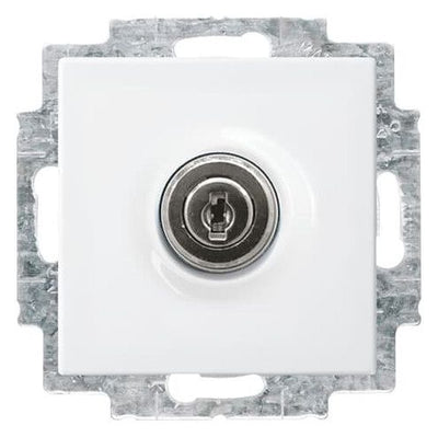 BJ 20 EUKBSL-914 SCHUKO Steckdose Klappd.+Schloss versch.alpinweiß balance
