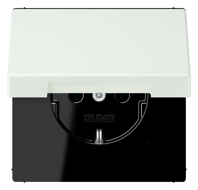 Jung LC1520BFKIKL210 SCHUKO Steckd.KI m. Klappdeckel LC32024