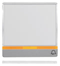 Berker 16966074 Wippe m.Linse großem B-feld u.Sym. Klingel Q.x alu samt lack.