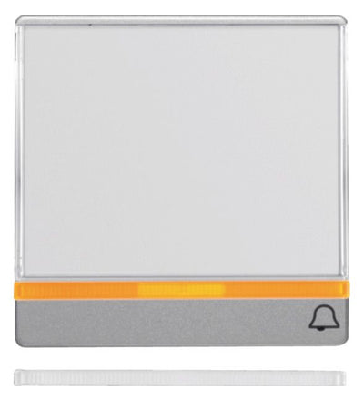 Berker 16966074 Wippe m.Linse großem B-feld u.Sym. Klingel Q.x alu samt lack.