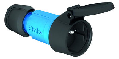 Bals 7490 Schuko-Kupplung 16A 3p IP54 blau belg./franz.