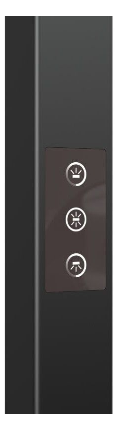 DOTLUX 5033-140080 LED-Stehleuchte ROOFbutler 80W 4000K dimmbar schwarz