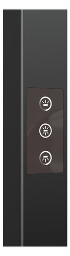 DOTLUX 5033-140080 LED-Stehleuchte ROOFbutler 80W 4000K dimmbar schwarz