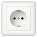 GIRA 444027 SCHUKO-Steckdose Vollplatte Standard 55 Reinweiß seidenmatt