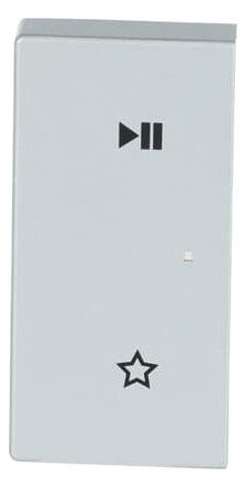 BJ 6237-21-83 Wippe alusilber Busch-free@home Abdeckungen