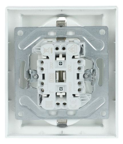 BJ 202 EUJB-83 SCHUKO® Doppelsteckdose volle Abdeckung EBS