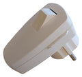 Bachmann 911.271 SCHUKO Winkelstecker weiß m.Schalter