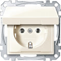 Mert MEG 2311-0344 SCHUKO-Steckdose StK m.Klappdeckel weiß glänzend System M