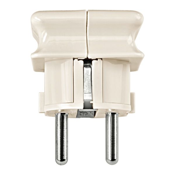 Mert 120927 Bruchgeschützter SCHUKO- Stecker weiß
