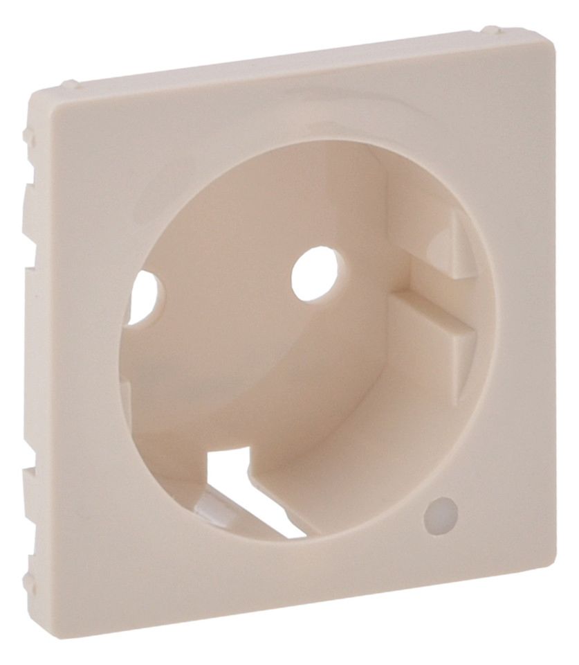 Legrand 754851 Abdeckung Schuko Steckdose LED Valena Life mandelweiß