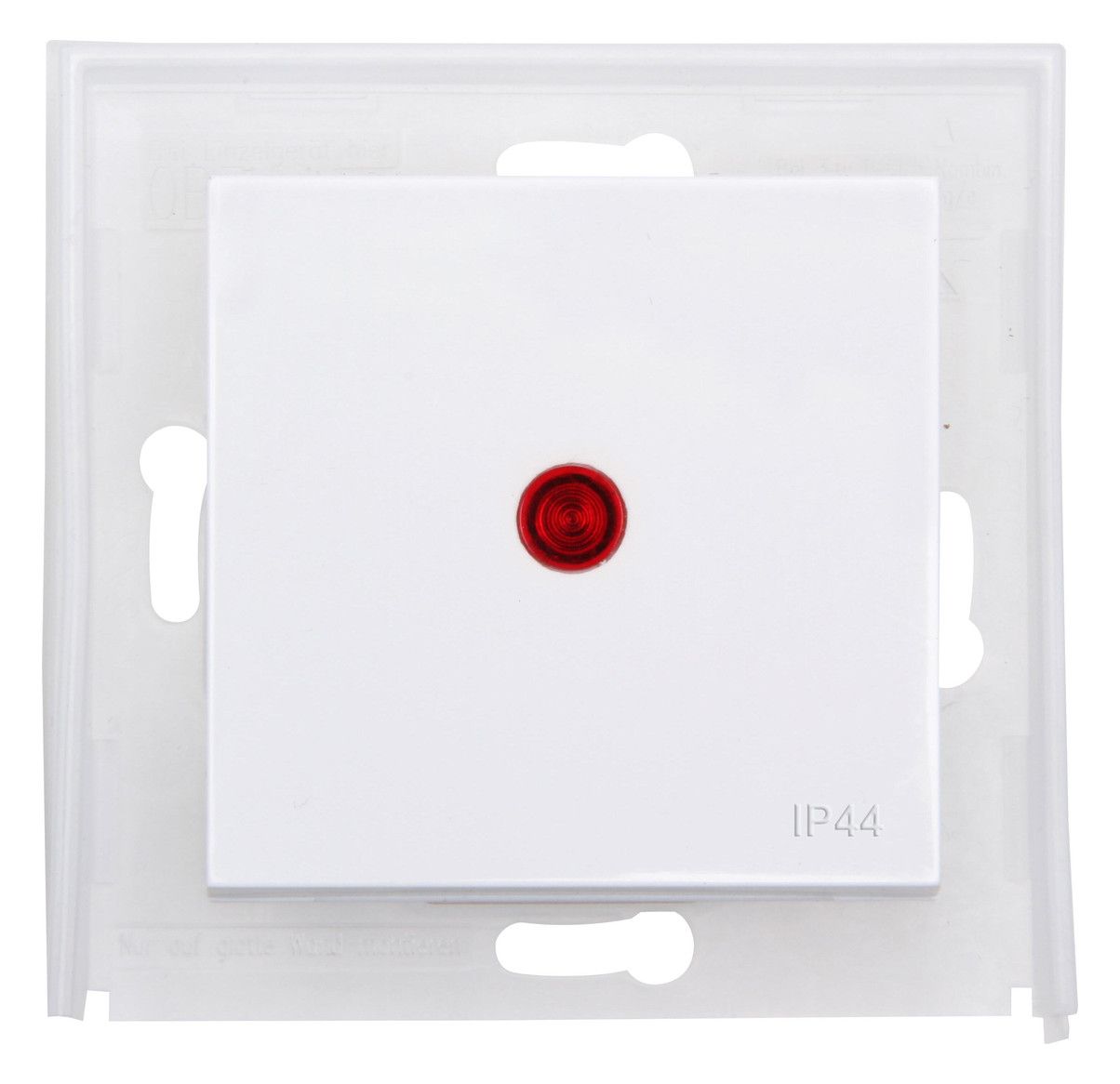 Kopp 493572004 HK07 IP44 Flächenwippe m. Linse rot reinweiß
