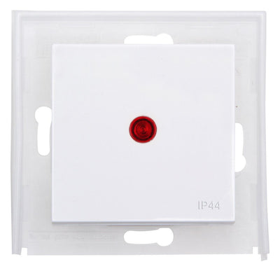 Kopp 493572004 HK07 IP44 Flächenwippe m. Linse rot reinweiß