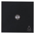 Kopp 490447002 HK07 Flächenwippe m.Linse u.Symbol "Licht" schwarz matt