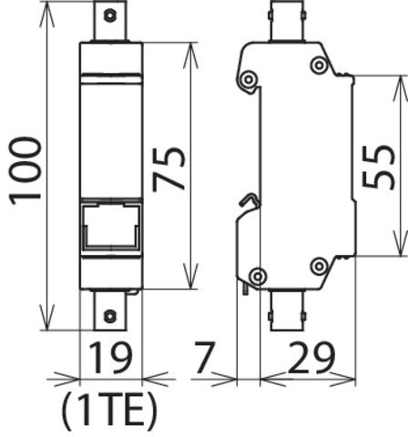 Dehn 909711 DGABNCVCID Überspannungs- ableiter DEHNgate m.BNC-Buschen