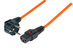 EFB EK600SW.2 Netzkabel Schuko-C13 m.IEC Lock schwarz L:2m