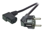 EFB EK535.5 Netzleitung Schuko 90°-C13 90° schwarz 5m 3x1.00qmm