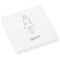 ELDAT RTS22-ACC-08 Einzelwippe 1x QUIT Format 55 weiß