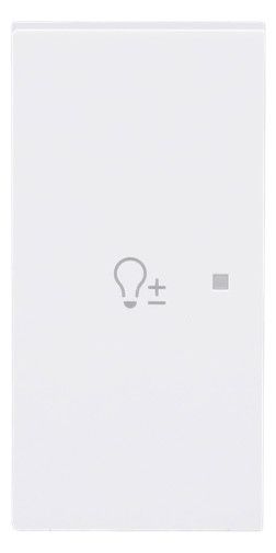 BJ 6234-21-44G Wippe 2-fach links m.Symbol "Dimmer"