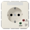 Jung 521 ZNAUF SCHUKO Steckdose 16 A 250V ~ Schraubklemmen m.ÜSS,
