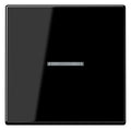Jung A590BFKO5SW Wippe Lichtleiter bruchsicher Serie A schwarz