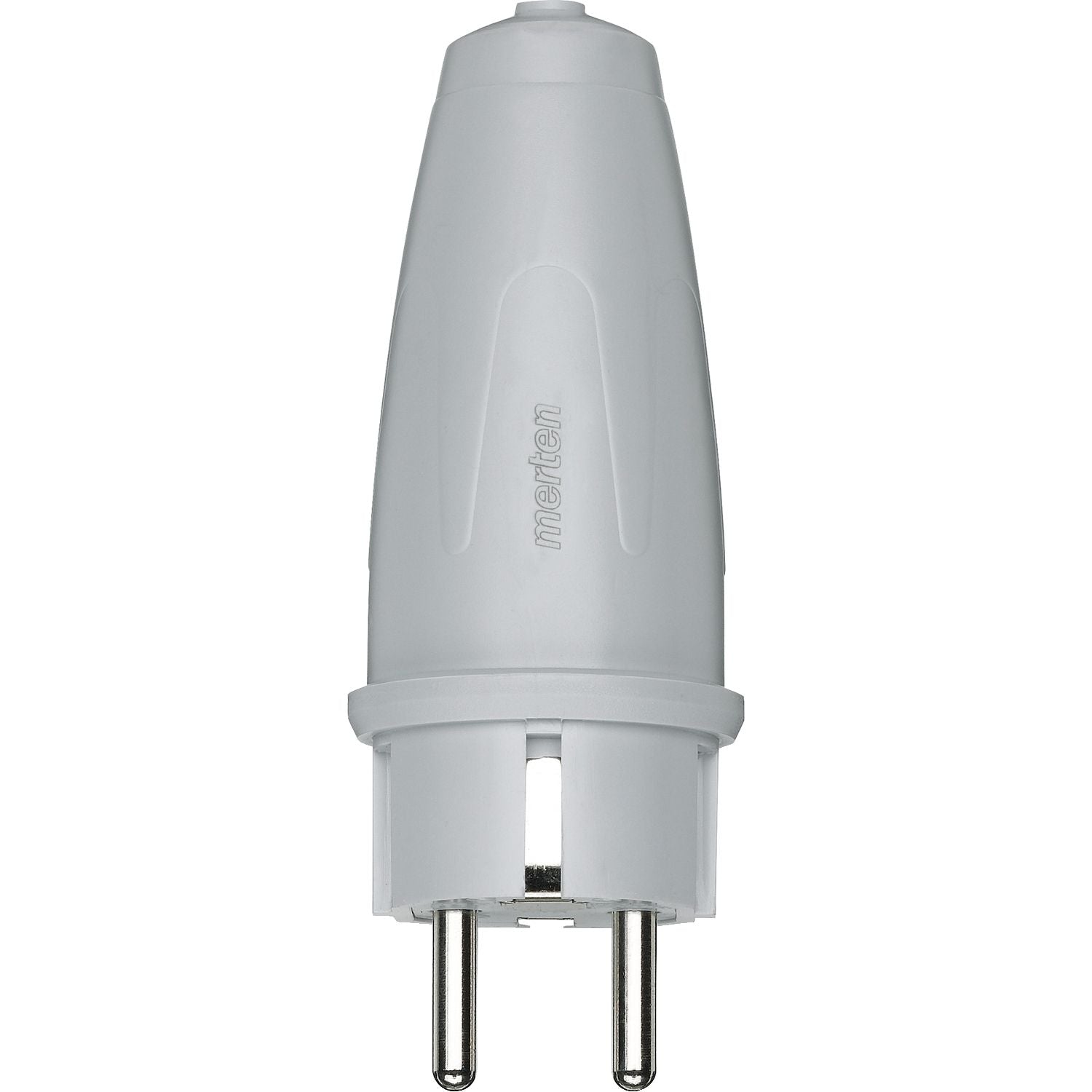 Mert 125463 PVC-SCHUKO-Stecker grau