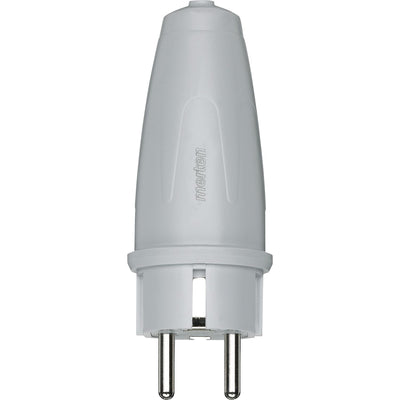Mert 125463 PVC-SCHUKO-Stecker grau