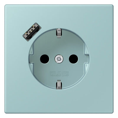 Jung LC1520-18A214 SCHUKO-Steckd.m.USB Typ A LC32033