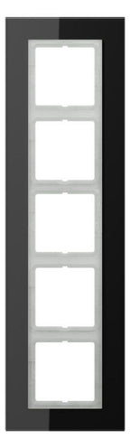 Jung LSP985GLSW Glasrahmen 5fach LS plus schwarz