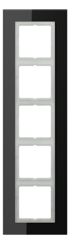 Jung LSP985GLSW Glasrahmen 5fach LS plus schwarz