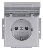 BJ 20 EUKNB-83 SCHUKO Steckdosen-Einsatz alusilber future linear