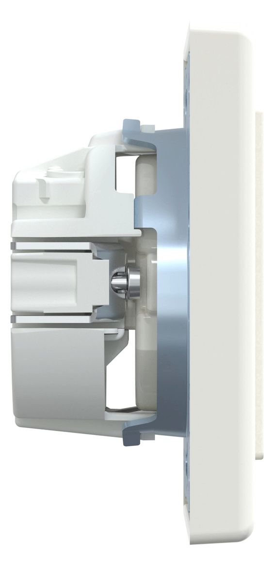 Mert MEG 2401-1519 SCHUKO-Steckdose SK volle Platte polarweiß M-SMART