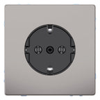 Mert MEG 2301-6050 SCHUKO-Steckdose Steckklemme Nickelmetallic